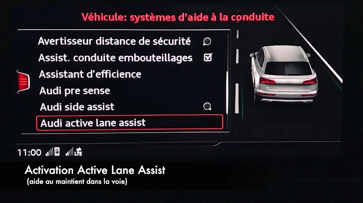 Audi SQ5 (FY) - Activation Accéléromètre, Trafic Jam Assist & Active Lane Assist !