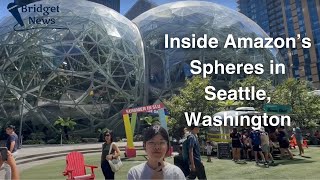 Inside Amazon's Spheres in Seattle, Washington