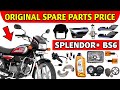 HERO SPLENDOR PLUS BS6 Spare Parts Price Splendor Parts Purchase Spare Parts 9893235053