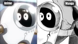 Manga Vs Anime Comparison | My Hero Academia More