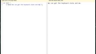 10 - C# live scripting - input events