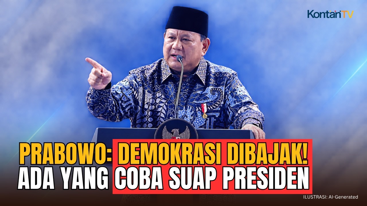 Prabowo: Demokrasi Bisa Dibajak, Bisa Dibeli! Singgung “Pakar Saking Pintarnya Jadi Goblok”