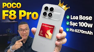 Unboxing & Quick Review Of Poco F8 Pro 6270Mah Bulb Battery, Bose Speaker, Gaming With Snapdrago...