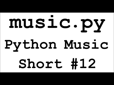 Isorhythmic Music in Python! (Python Music Short #12)