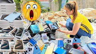 Big Lucky! Found​ Many phone Box,iphone 11 pro max,Tecno Camon 20 pro & More...! At the landfill