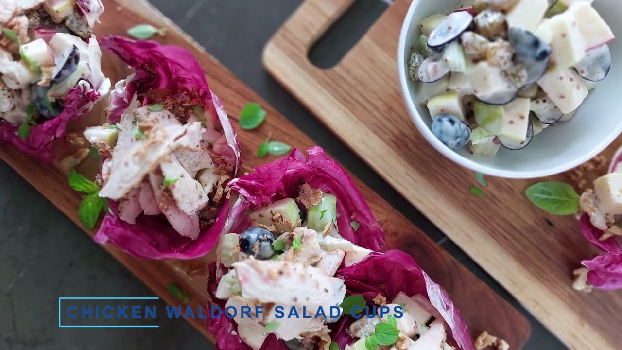 Chicken Waldorf Salad Cups Recipe