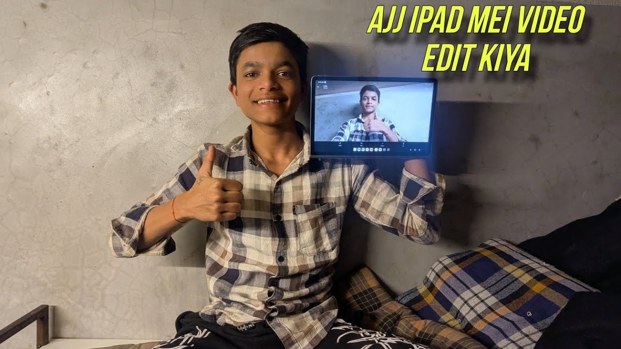 Aaj ipad se video edit Kiya😍
