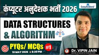 Computer Anudeshak Bharti 2026 | Data Structures & Algorithms PYQs MCQs | Computer Instructor Exam