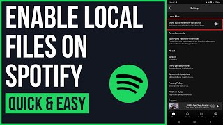 How to Enable Local Files on Spotify Mobile! (2023) screenshot 4