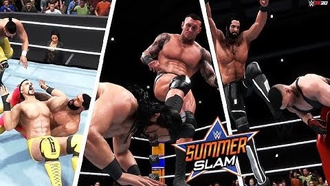 WWE 2K20: SummerSlam 2020 Full Show - Prediction Highlights (Part 1)