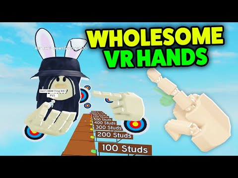 Roblox Vr Hands But I Decided To Be Wholesome Funny Moments