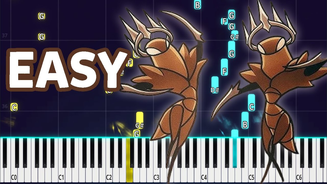 Cogwork Dancers ‐ Hollow Knight Silksong OST Easy Piano Tutorial