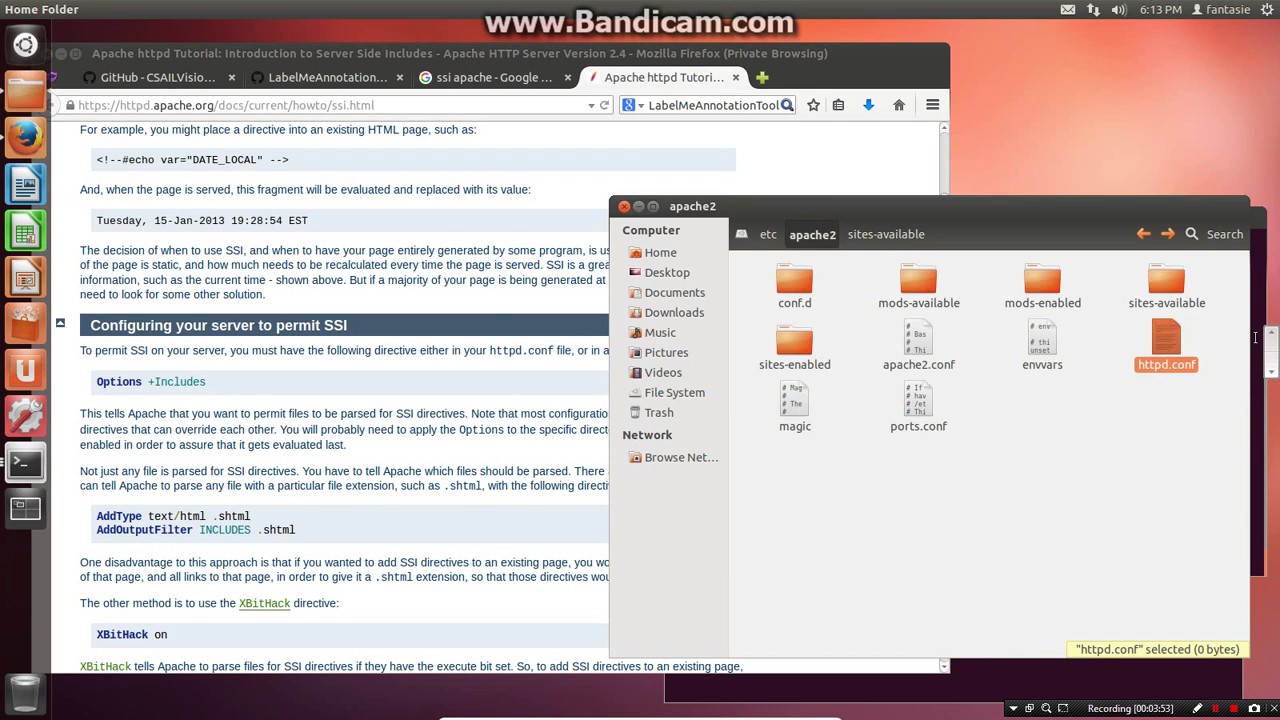 Set up LabelMe on Local Server with Ubuntu 12 04 - YouTube