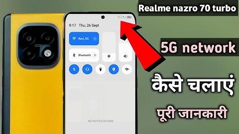 Realme narzo 70 turbo 5g network setting|| Realme nazro 70 turbo me 5g network kaise chalaye