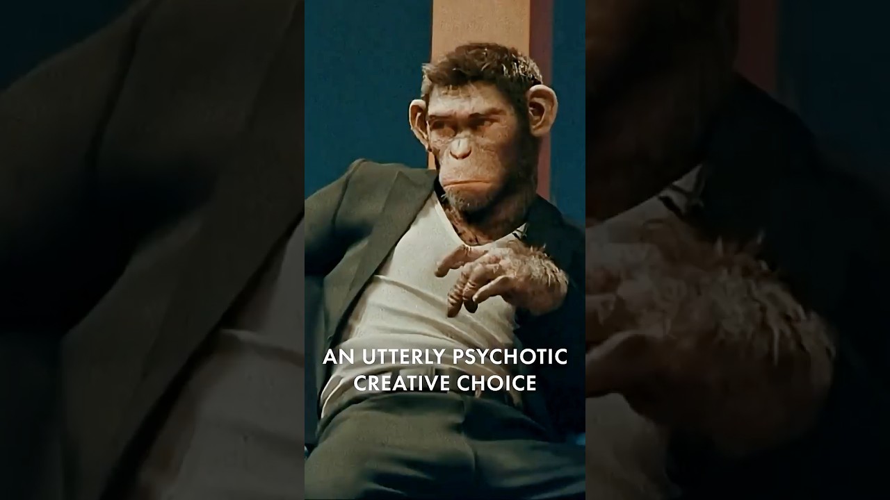 The genius of the monkey in BETTER MAN #betterman #robbiewilliams #movie