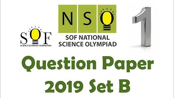 NSO Science Olympiad Class 1 Solved Questions