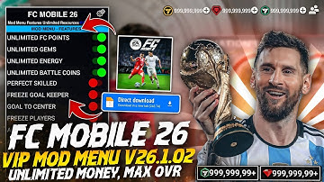 FC MOBILE VIP MOD MENU V26.1.02 ✅ Unlimited Money+Fc Points - FC Mobile Mod Menu | Fc Mobile Mod Apk