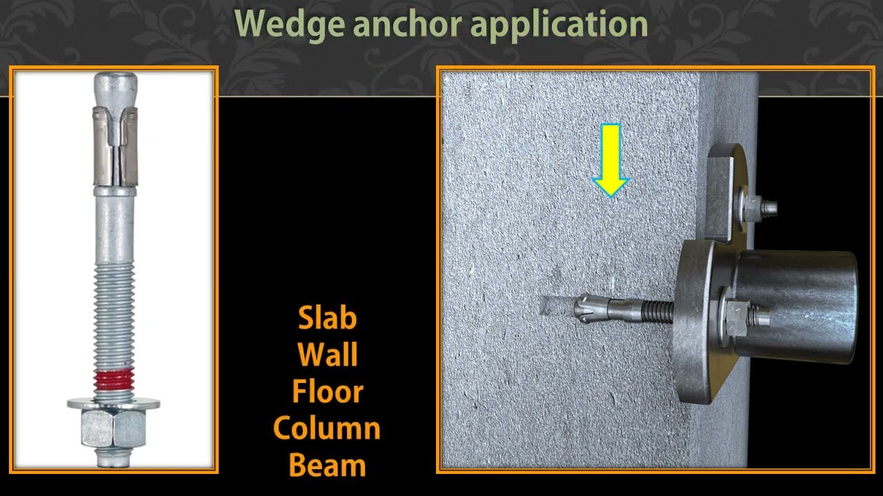 Wedge anchor application (Laureate Design Lab).