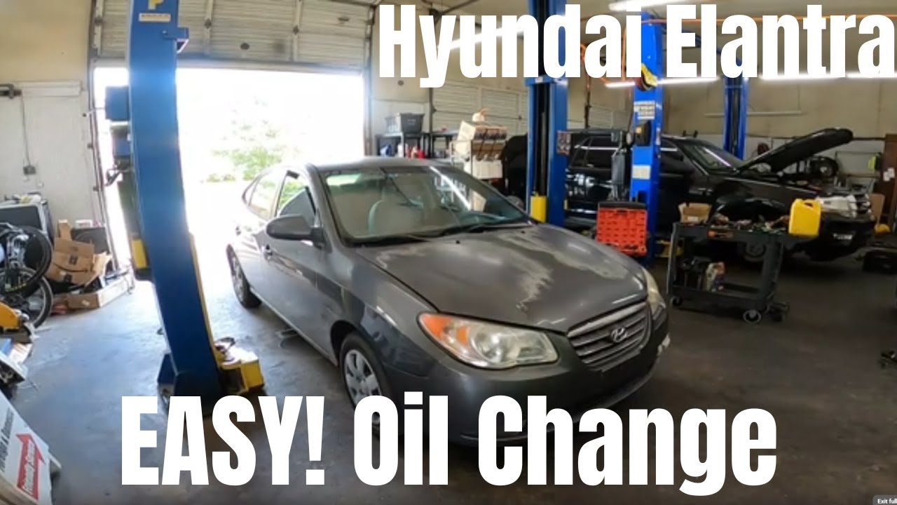 2008 Hyundai Elantra Oil Change for Dummies - YouTube