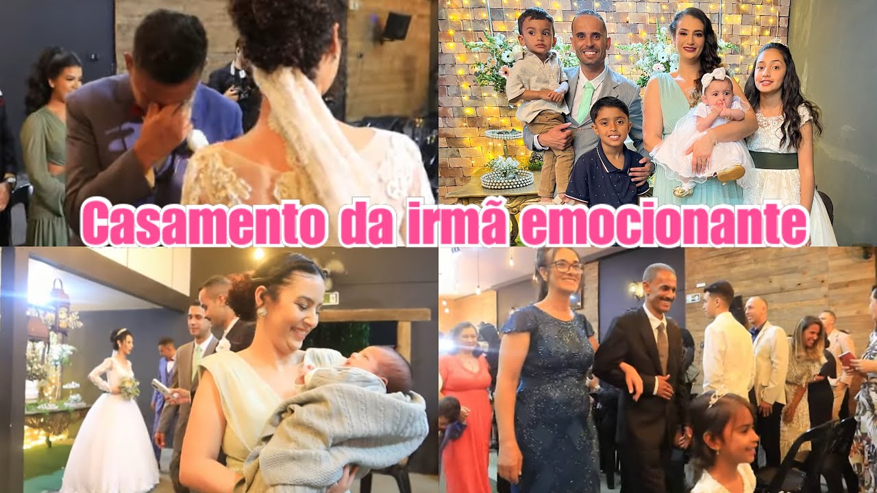 Cerimônia de casamento da irmã,Tiago se emocionou +dia de resenha em família e churrasco|LAÍS VELOSO