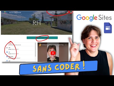 GUIDE COMPLET : faire un site web interne avec Google Sites