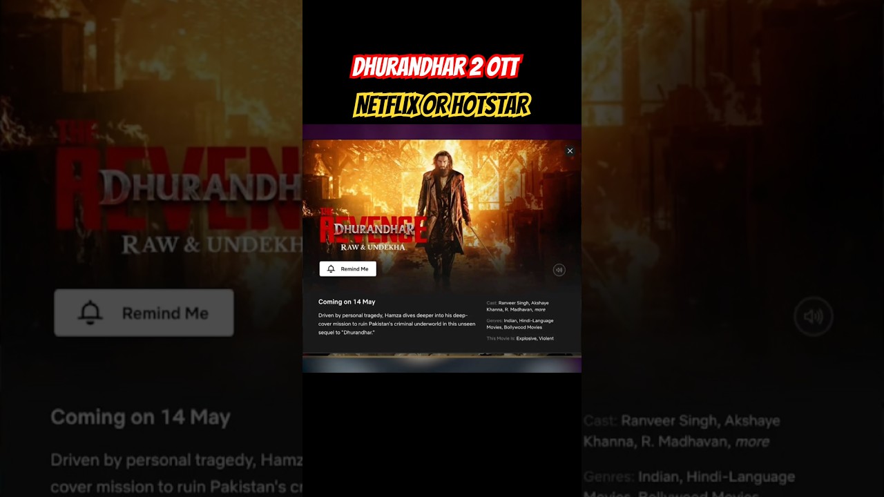Dhurandhar 2 Netflix vs JioCinema - Which Platform Gets It First? #dhurandhar2 #netflix