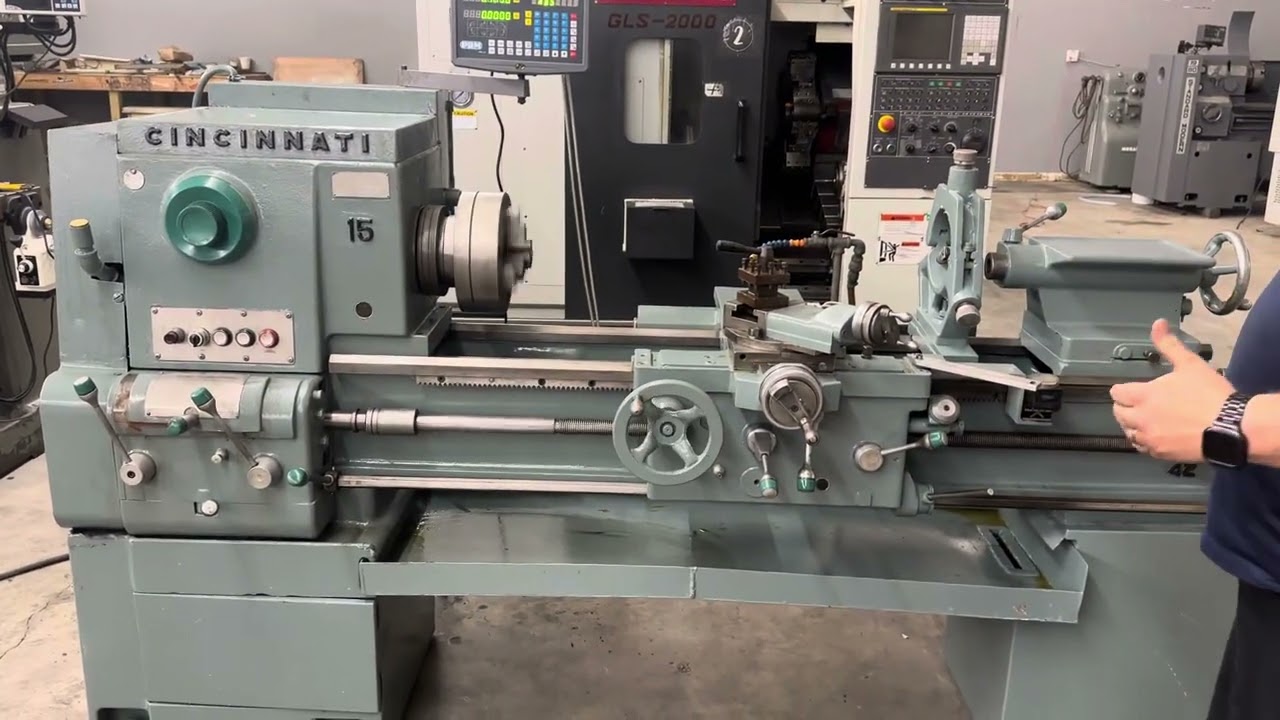 Cincinnati Hydrashift 15 Engine Lathe