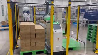 Warsonco Cobot Palletizer Multi Pick per Cycle 3 boxs per cycle