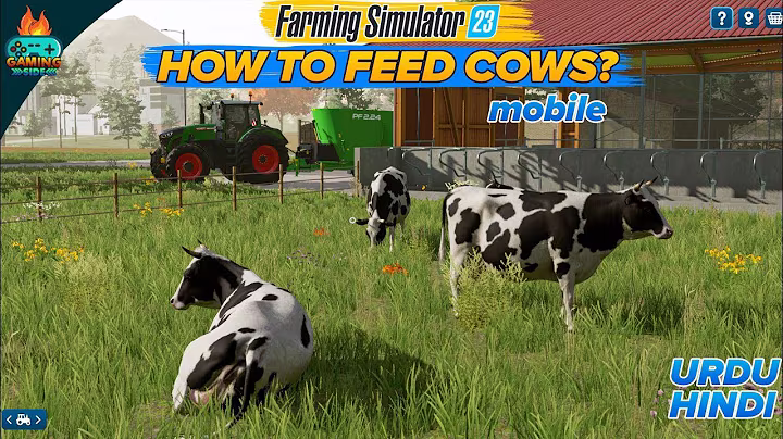 How to feed Cows? Easy method in urdu hindi | Farming Simulator 23 Tutorial, fs23 #Game_king550