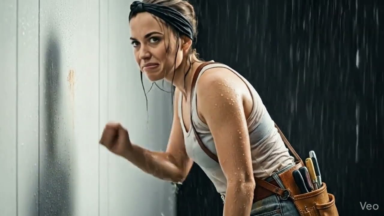 Silent Survival in the Storm — Hidden Forest Home & Emotional ASMR Journey