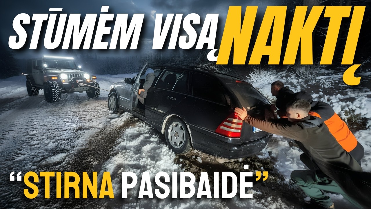 ŽIEMOS LINKSMYBĖS | Kiek mašinų tiek griovių