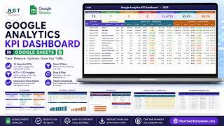 Google Analytics KPI Dashboard in Google Sheets