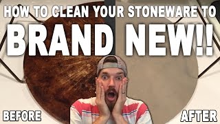 HOW TO clean your Pampered Chef Stoneware to Brand NEW!!! Super Easy with NO Chemicals!! screenshot 3
