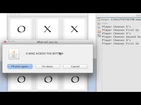 JAVA TIC TAC TOE FINAL