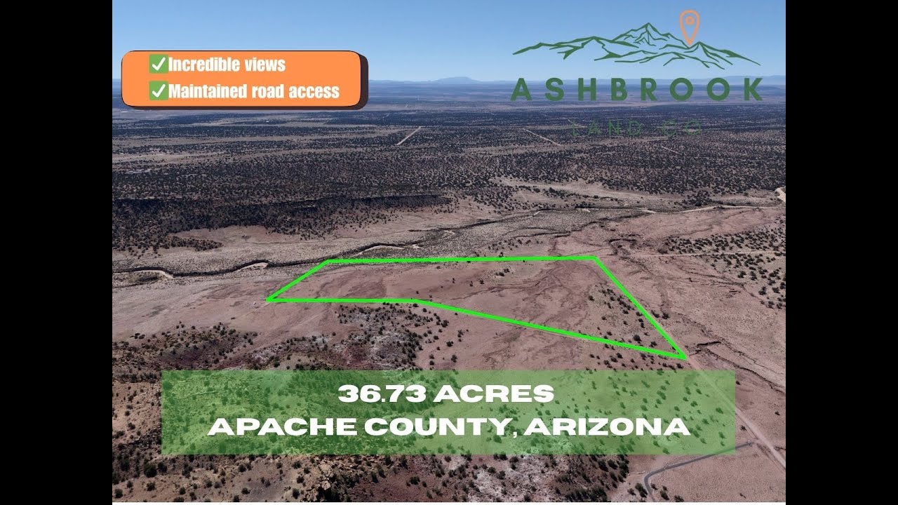 36+ Acres with Maintained Roads | Apache County, AZ | $22,400