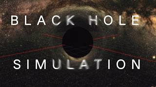 Simulating Black Hole in python (visual simulation)