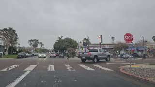 San Diego California, La Jolla Cove Park, Nice and Cloudy Weather I Year 2023-March 20th