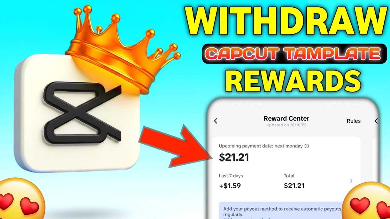 CapCut Templates Rewards Withdraw | How to Withdraw CapCut Rewards | Make Money From CapCut Template