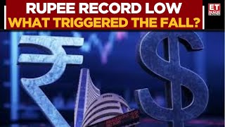 Rupee Hits Record Low: What Triggered The Fall? RBI’s Action & Key Drivers Explained | ET Now