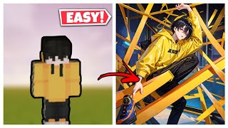 How to convert your minecraft skin into ANIME!!! #technogamerz #minecraft #gaming #1k screenshot 5