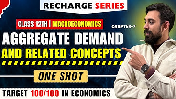 Recharge Chapter 7 | Aggregate Demand and Related concepts | Class 12 | Boards 2025