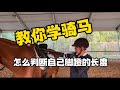 教你学骑马 如何判断适合自己脚蹬的长度 马术教学 教你学骑马 如何判断适合自己脚蹬的长度 马术教学