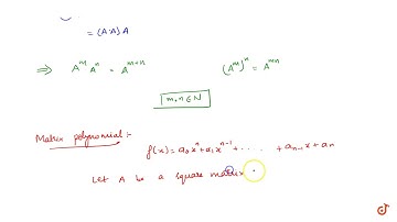 Positive integral power of a square matrix