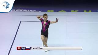 Timur KULAEV (RUS) - 2019 Aerobics European silver medallist, individual men