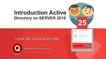 25-Introduction Active Directory on Server 2016