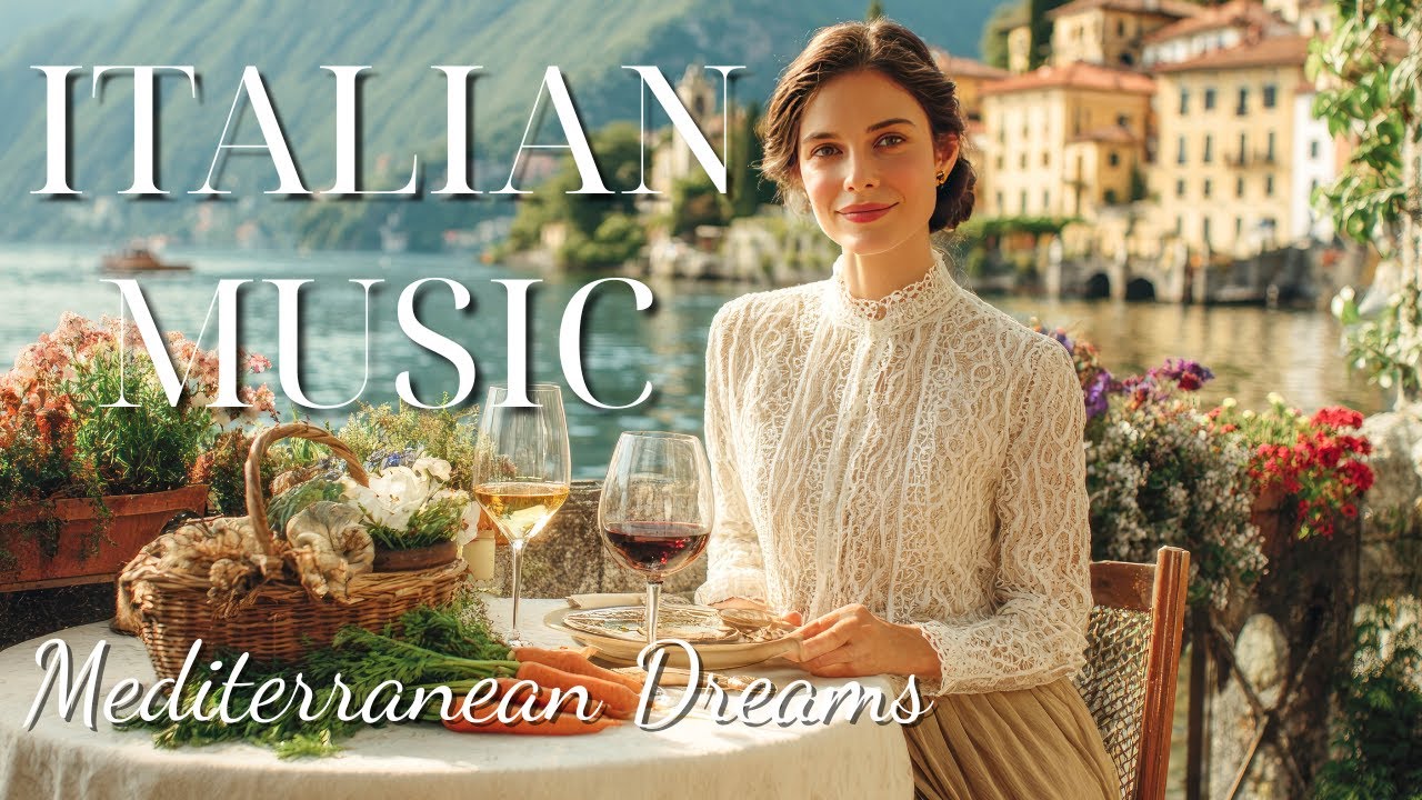 🎶 Italian Vibes & Mediterranean Music🎶 2+ Hours Scenic Amalfi Coast & Lake Como Relaxation