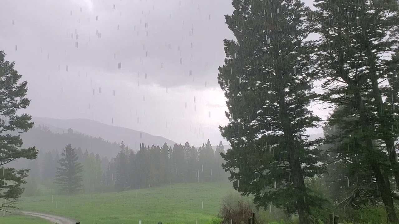 Montana rain storm - YouTube