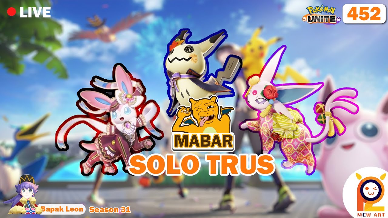 Live ~ Solo Terus Master Rank ~ Pokemon Unite Indonesia #452 - YouTube