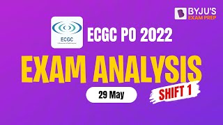 ECGC PO Exam Analysis 2022 | 29 May | Shift 1 | ECGC PO Exam Review, Ques Asked, Expected Cut-off