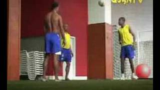 Ronaldinho-Roberto Carlos-Robinho Joga Tv